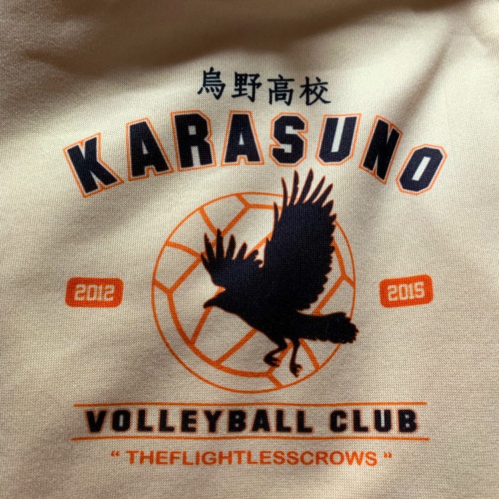 KARASUNO HOODIE (Haikyu!! unofficial merch)